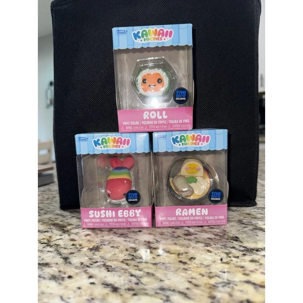 Funko Kawaii Foodies Set Sushi Ebby Ramen Roll 3Piece Set Five Below Box A
